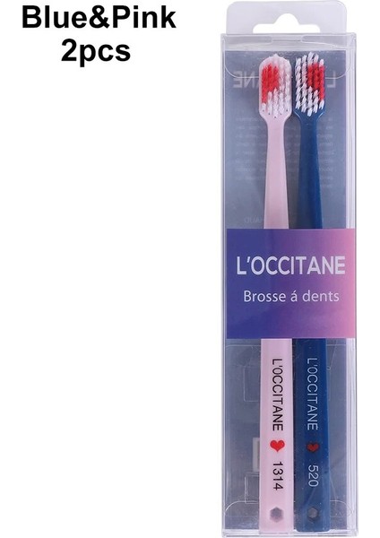 2 Adet/paket Yetişkin Diş Fırçası Yumuşak Kıllı Güzel Kalp Diş Fırçası Çift Arkadaşlar Için Aileler Diş Ağız Hijyeni Sağlık (Yurt Dışından)