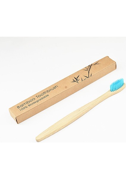 10 Adet Doğal Saf Bambu Diş Fırçası Taşınabilir Yumuşak Saç Diş Fırçası Çevre Dostu Fırçalar Ağız Temizleme Bakım Araçları (Yurt Dışından)
