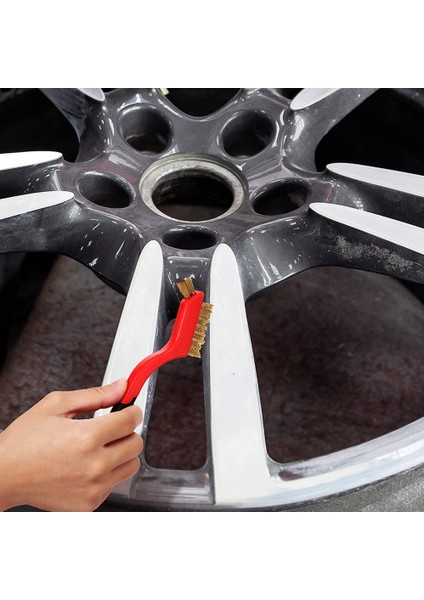 Adet Tel Fırça Seti Tel Temizleme Fırçası Kavisli Saplı Çizik Fırçası, Pas Sökücü Kir Boya Temizleme Için (Yurt Dışından) fiyatları