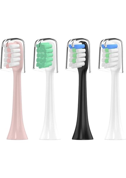 Adet Soocas X3 Diş Fırçası Kafaları Foodgrade Kıl Soocare Soocas X5 X3 Meme Yedek Elektrikli Diş Fırçası Fırça Kafası (Yurt Dışından)