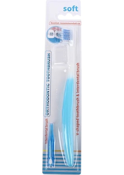 Adet U Şekli Ortodontik Diş Fırçası Diş Fırçası Golf Sopası Kılıfı Interdental Denta Ipi (Yurt Dışından)