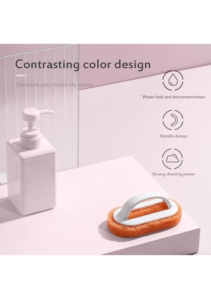 Mutfak Temizleme Banyo Tuvalet Mutfak Cam Duvar Temizleme Banyo Fırçası Sapı Sünger Banyo Alt Küvet Seramik Temizleme Araçları-1 (Yurt Dışından) fiyatları