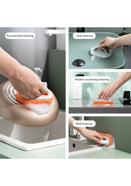 Mutfak Temizleme Banyo Tuvalet Mutfak Cam Duvar Temizleme Banyo Fırçası Sapı Sünger Banyo Alt Küvet Seramik Temizleme Araçları-1 (Yurt Dışından) modelleri