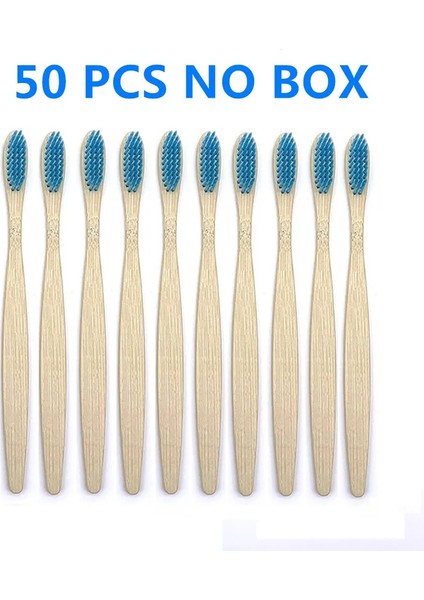 50 Adet/grup Yetişkin Bambu Diş Fırçaları Yumuşak Kıllar Biyobozunur Cepillo Dientes Bambu Ağız Bakımı Diş Fırçası Clareador De Dente (Yurt Dışından)