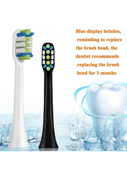 Adet Soocas X3 Diş Fırçası Kafaları Foodgrade Kıl Soocare Soocas X5 X3 Meme Yedek Elektrikli Diş Fırçası Fırça Kafası (Yurt Dışından) modelleri