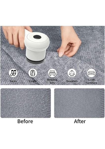 Kumaş Tüyü Tıraş Makinesi, Tüy Giderici, 1 Takım Bıçak, Temizleme Fırçaları, Tüylü Giysileri Etkili ve Hızlı Bir Şekilde Çıkarın Beyaz (Yurt Dışından) modelleri