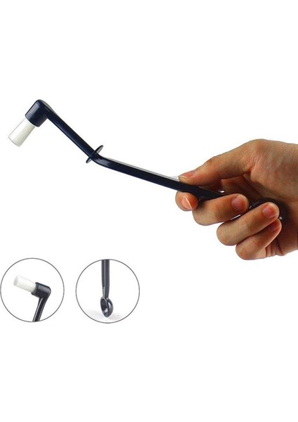 Flyeer Kahve Makinesi Fırça Temizleyici Naylon Espresso Makinesi Fırçası Kahve Temizleme Aracı Kahve Aracı Barista Ev Mutfak Için Kaşıkla (2 Paket) (Yurt Dışından)