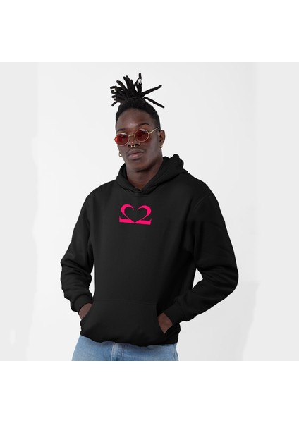 Motive 22 Baskılı 3 Iplik Şardonlu Oversize Sweatshirt Unisex Hoodie