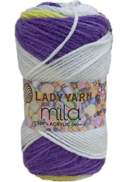 Lady Yarn Mila Ebruli El Örgü Ipi