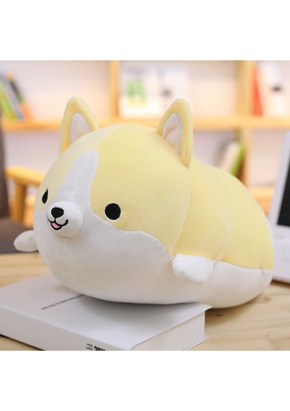 Sevimli Shiba Inu Doll Corgi Yastık Yavru Köpek Peluş Oyuncak 250G35Cm (Yurt Dışından)