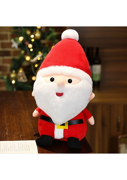 Karikatür Noel Baba Bebek Dekorasyon Noel Hediyesi Peluş Oyuncak Yastık (Yurt Dışından)
