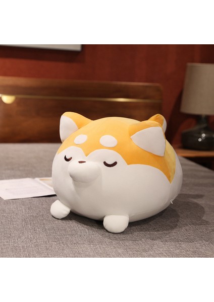 Sevimli Shiba Inu Doll Corgi Yastık Yavru Köpek Peluş Oyuncak 550G40Cm (Yurt Dışından)