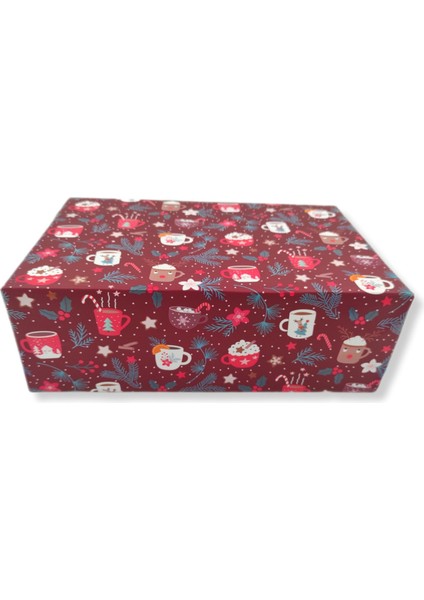 Roco Paper Italyan Premium Yılbaşı Hediye Paketleme Ambalaj Kağıdı Rulo NO:318E 70*300 cm