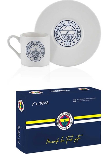 LİSANSLI FENERBAHÇE 2'Lİ PORSELEN FİNCAN TAKIMI