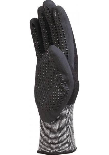 VE724NO Polyester Spandex Örme Dotlu Nitril Kaplı Iş Eldiveni