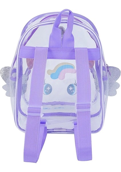 Çocuklar Unicorn Sırt Çantaları Kız Erkek Şeffaf Sevimli Çocuk Okul Çantası Sırt Çantası (Yurt Dışından) indirimleri
