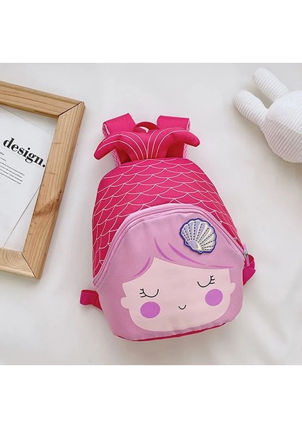 Yeni Karikatür Prenses Balık Çocuklar Sırt Çantaları Genç Için Sevimli Anaokulu Okul Çantası Su Geçirmez Çocuklar Kitap Çanta Erkek Kız Hayvan Çantası (Yurt Dışından)