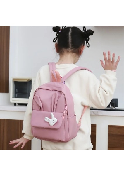 Tavşan Kulak Ilköğretim Okulu Sırt Çantası Çocuk Sırt Çantası Üç Boyutlu Kız Sevimli Hafif Okul Çocuk Sırt Çantası (Yurt Dışından) modelleri