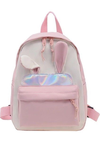Moda Çocuk Okul Çantaları Bunny Taşınabilir Sırt Çantaları Çocuklar Sevimli Seyahat Sırt Çantaları Sevimli Erkek ve Kız Okul Kitap Sırt Çantası (Yurt Dışından)