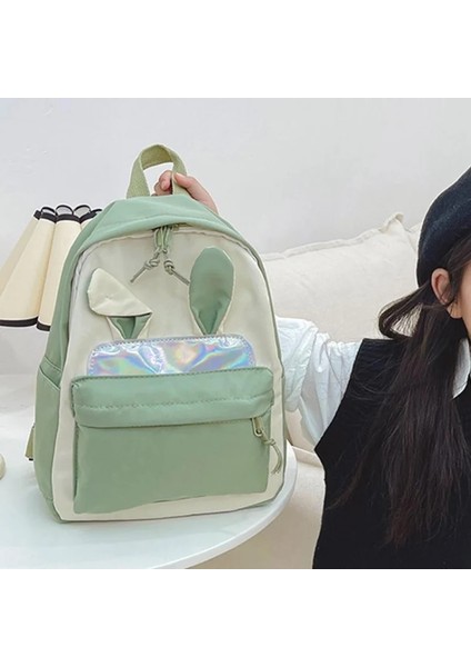 Moda Çocuk Okul Çantaları Bunny Taşınabilir Sırt Çantaları Çocuklar Sevimli Seyahat Sırt Çantaları Sevimli Erkek ve Kız Okul Kitap Sırt Çantası (Yurt Dışından) fiyatları