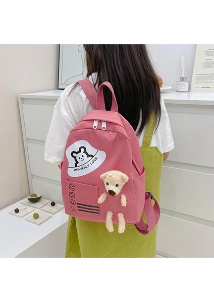 Moda Ayı Çocuk Okul Çantaları Karikatür Taşınabilir Sırt Çantaları Çocuklar Seyahat Sırt Çantaları Sevimli Erkek ve Kız Okul Kitap Sırt Çantası (Yurt Dışından) modelleri