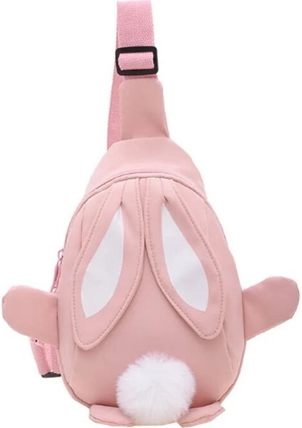 Moda Çocuk Okul Çantaları Bunny Taşınabilir Sırt Çantaları Çocuklar Seyahat Sırt Çantaları Sevimli Erkek ve Kız Okul Kitap Sırt Çantası Göğüs Çantası (Yurt Dışından)