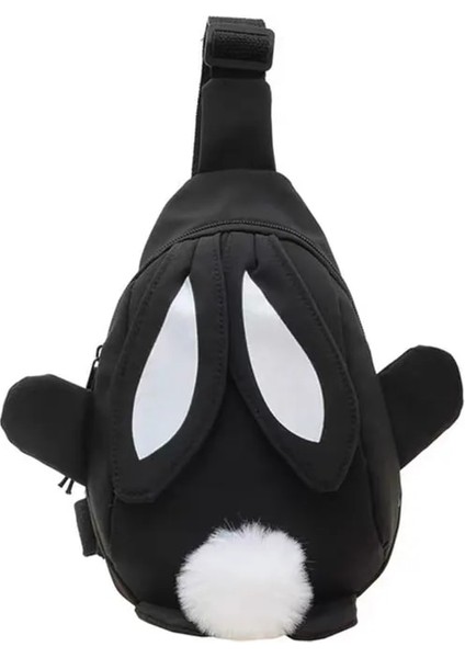 Moda Çocuk Okul Çantaları Bunny Taşınabilir Sırt Çantaları Çocuklar Seyahat Sırt Çantaları Sevimli Erkek ve Kız Okul Kitap Sırt Çantası Göğüs Çantası (Yurt Dışından)