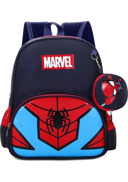 Marvel Çocuk Sırt Çantaları Çocuklar Için Marka Karikatür Örümcek Adam Erkek Omuz Çantaları Öğrenciler Lüks Moda Okul Çantaları Büyük Kapasiteli (Yurt Dışından)