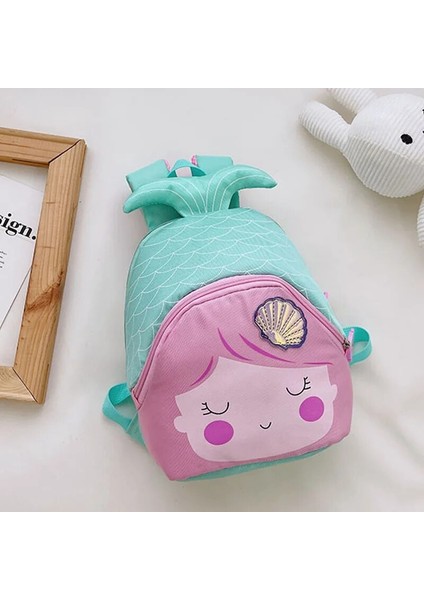 Yeni Karikatür Prenses Balık Çocuklar Sırt Çantaları Genç Için Sevimli Anaokulu Okul Çantası Su Geçirmez Çocuklar Kitap Çanta Erkek Kız Hayvan Çantası (Yurt Dışından)