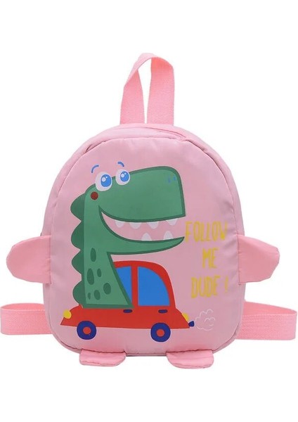 Sevimli Çocuk Çantası Karikatür Dinozor Çocuklar Okul Çantaları Anaokulu Okul Öncesi Açık Seyahat Sırt Çantası Erkek Kız Anti-Kayıp (Yurt Dışından)