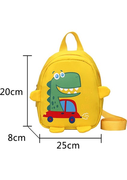 Sevimli Çocuk Çantası Karikatür Dinozor Çocuklar Okul Çantaları Anaokulu Okul Öncesi Açık Seyahat Sırt Çantası Erkek Kız Anti-Kayıp (Yurt Dışından) modelleri