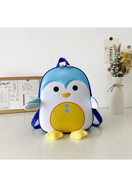 Sevimli Çocuk Çantaları Karikatür Penguen Pvc Naylon Sırt Çantası Anaokulu Erkek Kız Küçük Okul Çantaları Çocuklar Mini Sırt Çantası Okul Çantası (Yurt Dışından) indirimleri