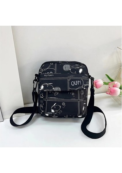 Snoopy Kız Erkek Omuz Askılı Çanta Cep Telefonu Çantası Sevimli 2023 Yeni Kadın Bozuk Para Cüzdanı Çocuk Çapraz Vücut Çanta (Yurt Dışından)