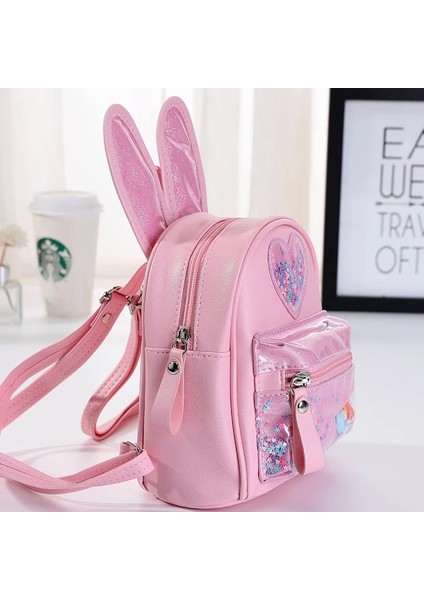 Yeni Çocuk Sırt Çantası Moda Payetler Sevimli Tavşan Mini Sırt Çantası Eğlence Giden Anaokulu Okul Çantası Kız (Yurt Dışından) modelleri