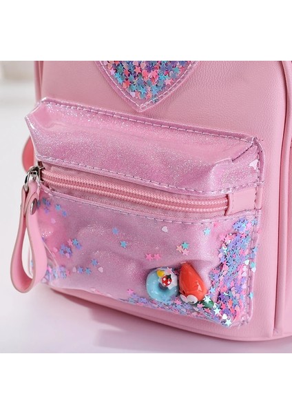 Yeni Çocuk Sırt Çantası Moda Payetler Sevimli Tavşan Mini Sırt Çantası Eğlence Giden Anaokulu Okul Çantası Kız (Yurt Dışından) fırsatları