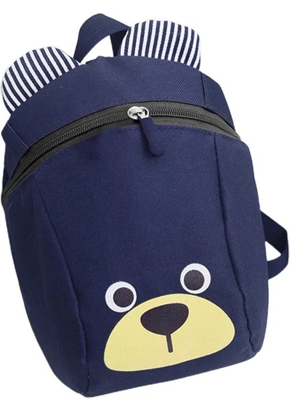 Dayanıklı Anaokulu Okul Çantası Küçük Ayı Desen Karikatür Sırt Çantası Yıkanabilir Basit Sevimli Sırt Çantası Çocuk Yürüyor Için Büyük Kapasiteli (Yurt Dışından)