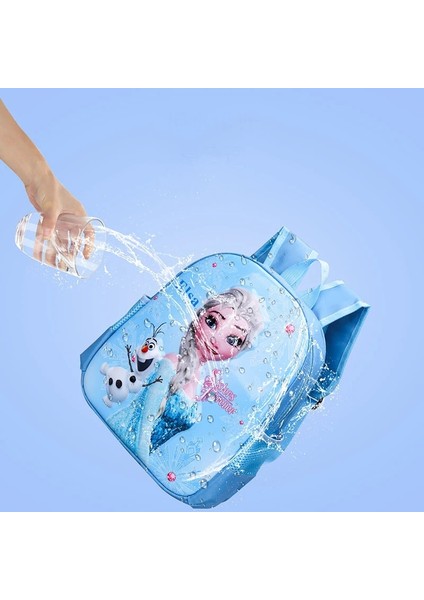 Disney Çocuklar Için Sırt Çantası Marka Dondurulmuş Karikatür Baskı Çocuklar Okul Çantaları Kızlar Sevimli Elsa Prenses Desen Omuz Paketleri (Yurt Dışından)