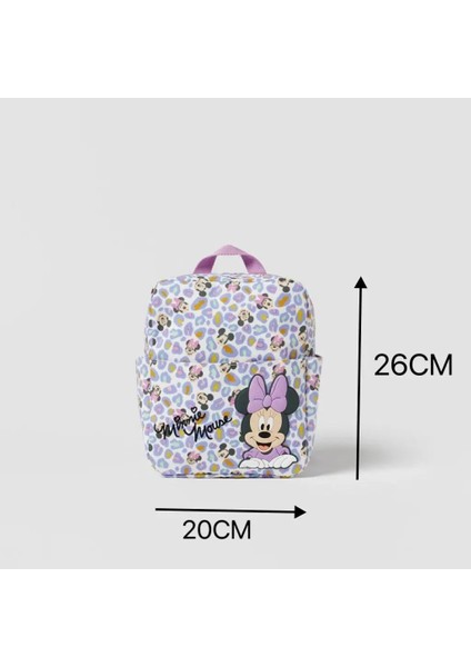 Yürümeye Başlayan Çocuk Renk Eşleştirme Sırt Çantaları Yepyeni Tasarım Renkli Giden Çantalar Çocuklar Mickey Mouse Baskı Fermuarlı Iki Omuz Çantası (Yurt Dışından) modelleri