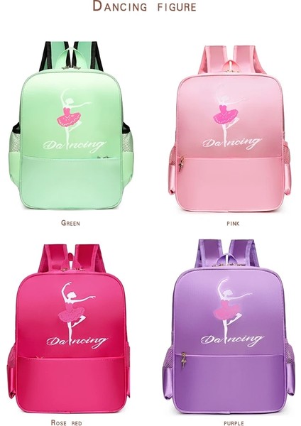 Net Kırmızı Dans Çantası Yeni Çocuk Çift Omuz Dans Sırt Çantası Bale Okul Çantası Kız Prenses Dans Çantası (Yurt Dışından) fiyatları