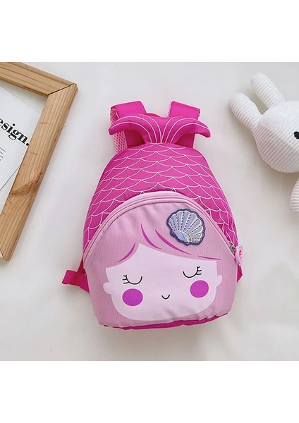 Yeni Karikatür Prenses Balık Çocuklar Sırt Çantaları Genç Için Sevimli Anaokulu Okul Çantası Su Geçirmez Çocuklar Kitap Çanta Erkek Kız Hayvan Çantası (Yurt Dışından)