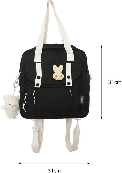 Okul Kız Sırt Çantası Okul Çantaları Genç Kızlar Için Çok Cepler Yeni Kawaii Sırt Çantası Kadın Harajuku Sevimli Mochila (Yurt Dışından)
