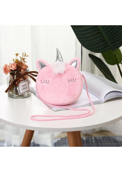 Çocuk Kız Omuzdan Askili Çanta Unicorn Hayvanlar Messenger Çanta Çocuklar Tuşları Bozuk Para Cüzdanı Sevimli Prenses Cüzdan Sevgililer Günü Hediyeleri (Yurt Dışından)