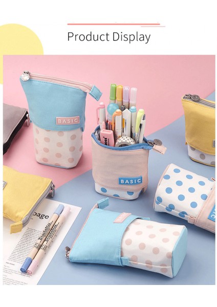 Açılan Dalga Noktası Kalem Kutusu, Büyük Kapasiteli Tuval, Öğrenci Sevimli Kalem Kutusu, Değişken Geri Çekilebilir Yaratıcı Kalem Tutucu (Yurt Dışından)