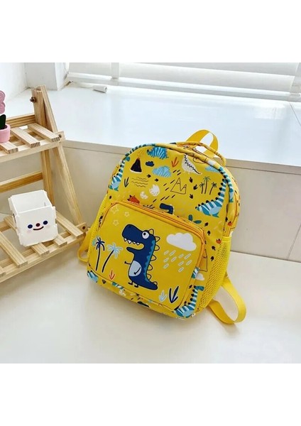 Karikatür Desen Renkli Erkek ve Kızların Küçük Sırt Çantası Öğrenci Çantaları Çocuk Seyahat Sırt Çantası (Yurt Dışından)