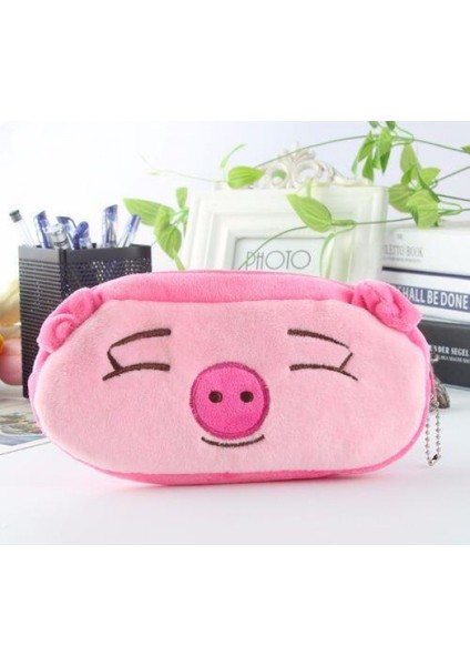 Sevimli Peluş Kalem Kutusu Karikatür Kalem Çantası Hayvan Çocuk Ilkokul Öğrencisi Kırtasiye Çantası Yaratıcı Hediye Kırtasiye Kutusu (Yurt Dışından)