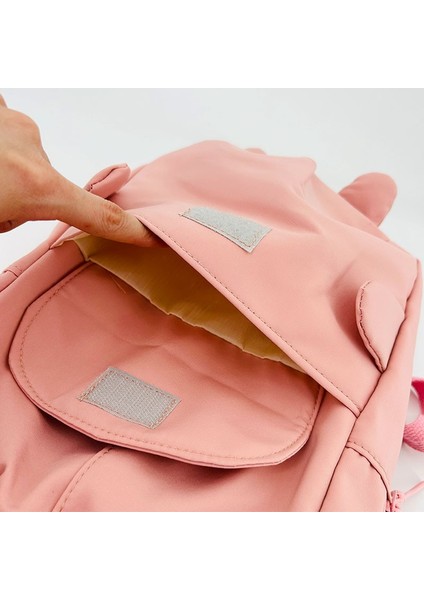 Moda Çocuk Okul Çantaları Bunny Taşınabilir Sırt Çantaları Çocuklar Seyahat Sırt Çantaları Sevimli Erkek ve Kız Okul Kitap Sırt Çantası Göğüs Çantası (Yurt Dışından) fırsatları