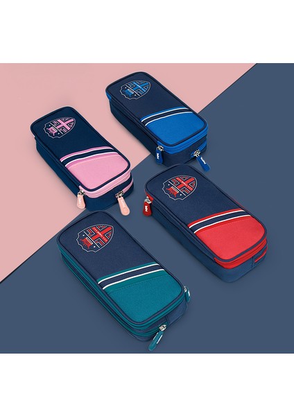 Büyük Kapasiteli Kalem Kalem Kutusu Ofis Koleji Okul Büyük Depolama Yüksek Kapasiteli Çanta Kılıfı Tutucu Kutusu Organizatör, Pembe (Yurt Dışından) modelleri