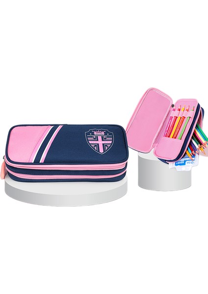 Büyük Kapasiteli Kalem Kalem Kutusu Ofis Koleji Okul Büyük Depolama Yüksek Kapasiteli Çanta Kılıfı Tutucu Kutusu Organizatör, Pembe (Yurt Dışından) fırsatları