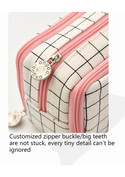 Büyük Kalem Kutusu Büyük Kapasiteli 3 Bölmeli Genç Erkek Kız Okul Öğrencileri Için Tuval Kalem Kılıfı (Yurt Dışından) fırsatları