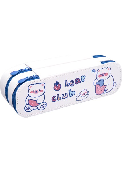 Büyük Kapasiteli Kalem Kalem Kutusu Ofis Koleji Okul Büyük Depolama Yüksek Kapasiteli Çanta Kılıfı Tutucu Kutusu Organizatör (Yurt Dışından)